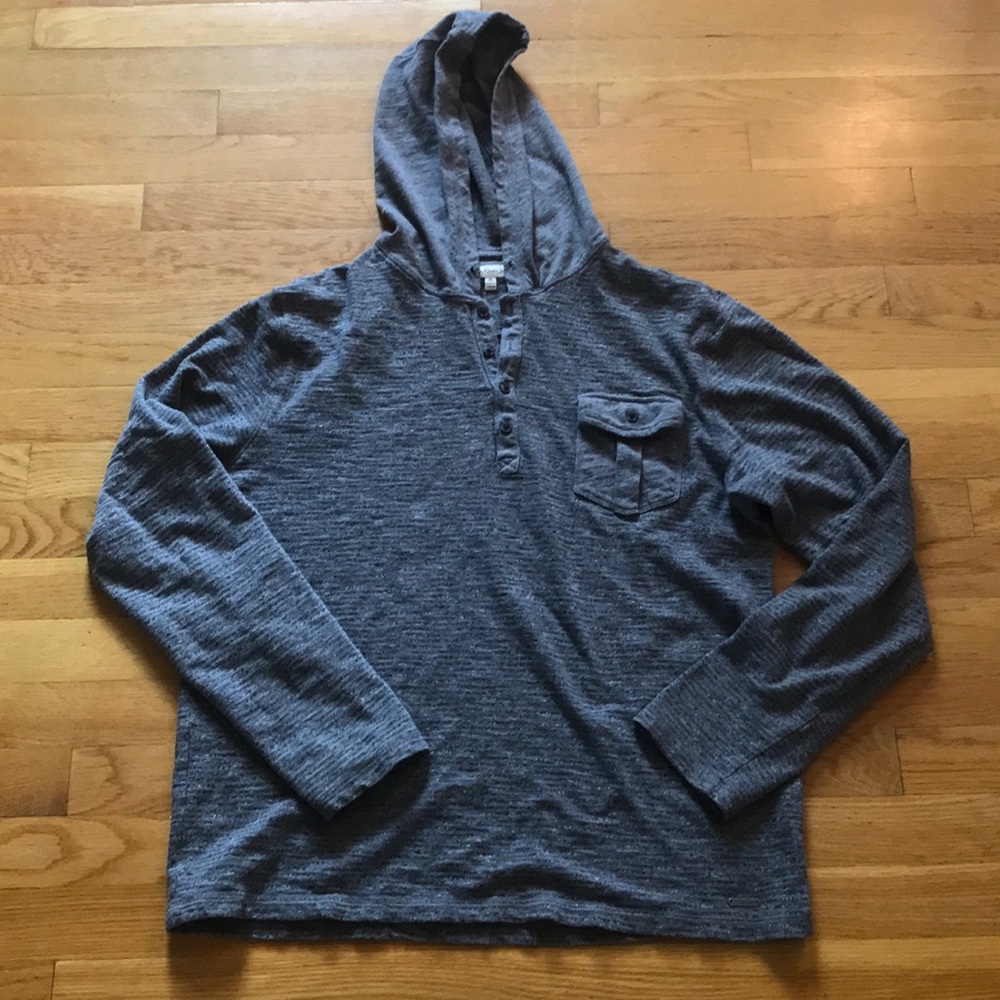 Calvin Klein Jeans 4button pullover hoodie